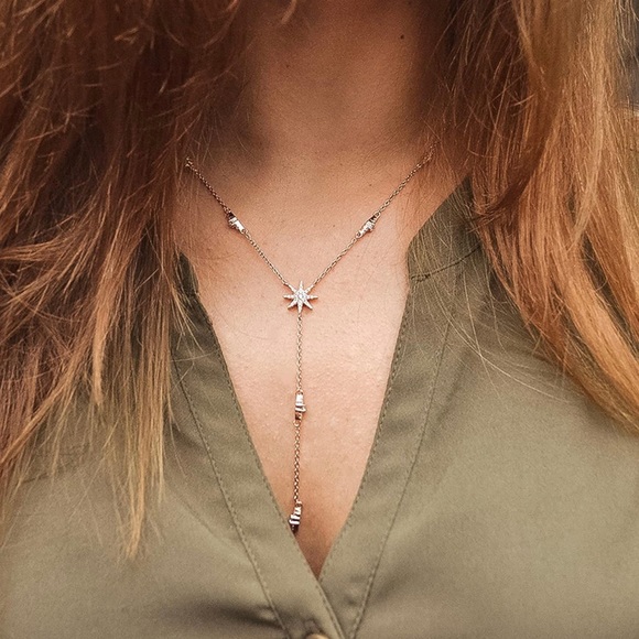 Espere Y-Drop Star Necklace - Picture 2 of 5